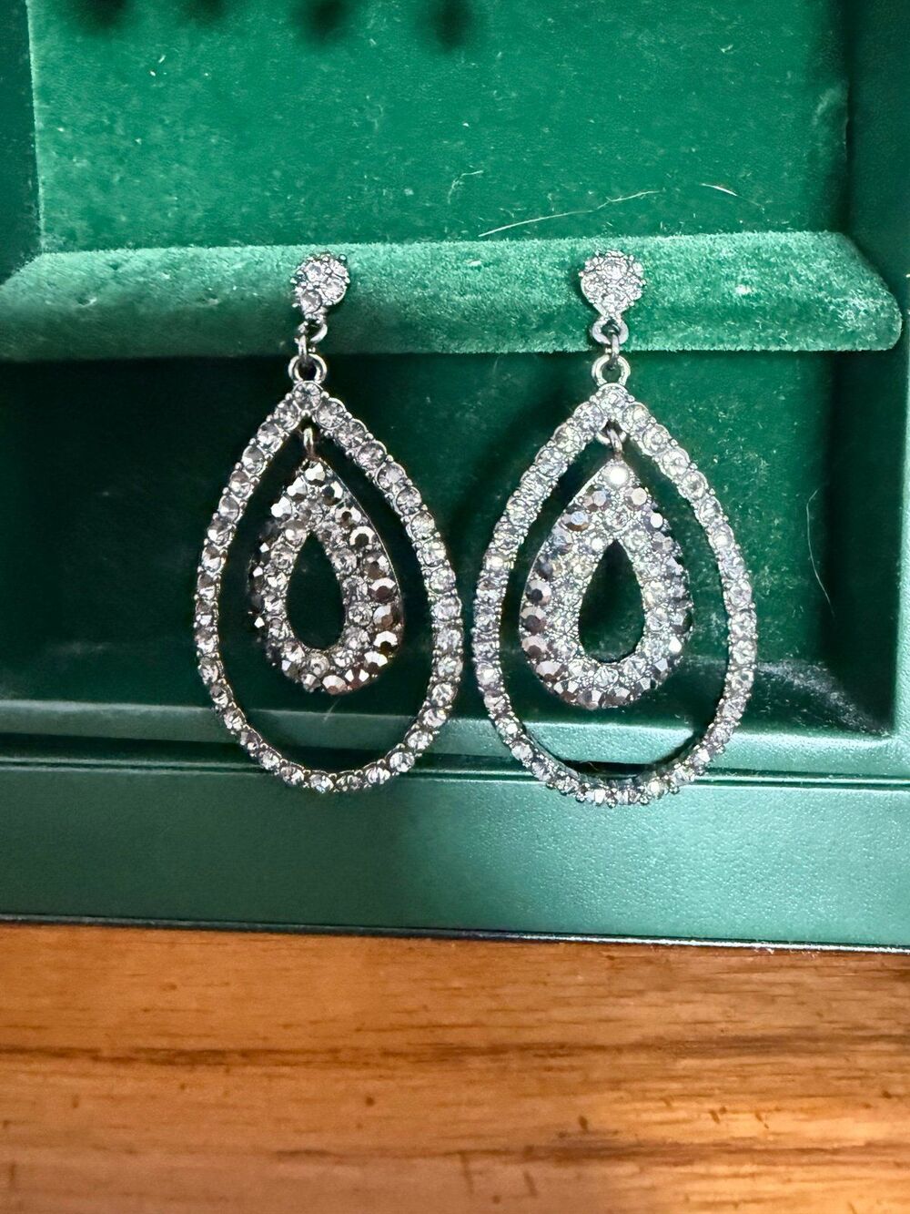 silver dangle earrings